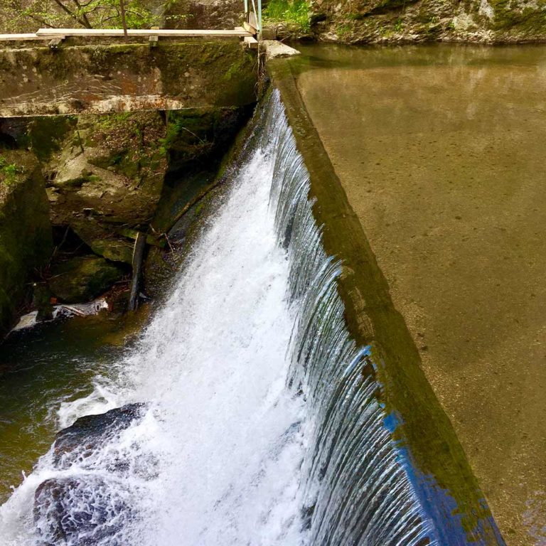 Wasserfall Klamschlucht